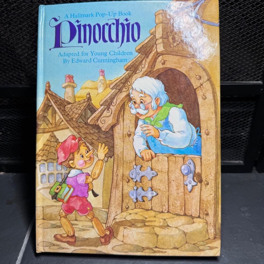 Vintage Hallmark Pinocchio Pop-Up Book 1979 Edward Cunningham James‎ D Smith